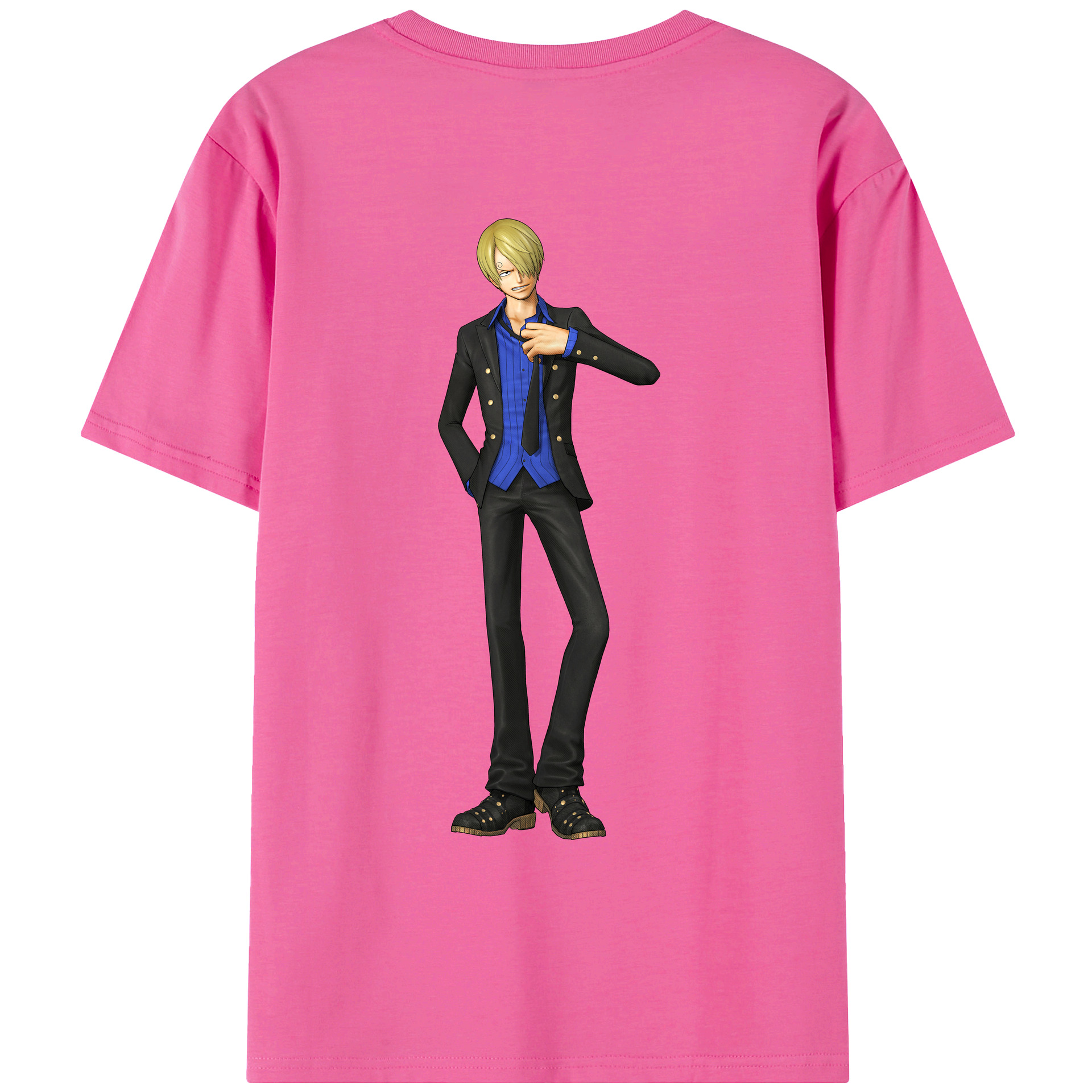 （画像用） ワンピース サンジ ONE PIECE Sanji レディース半袖Tシャツ(バックプリント)